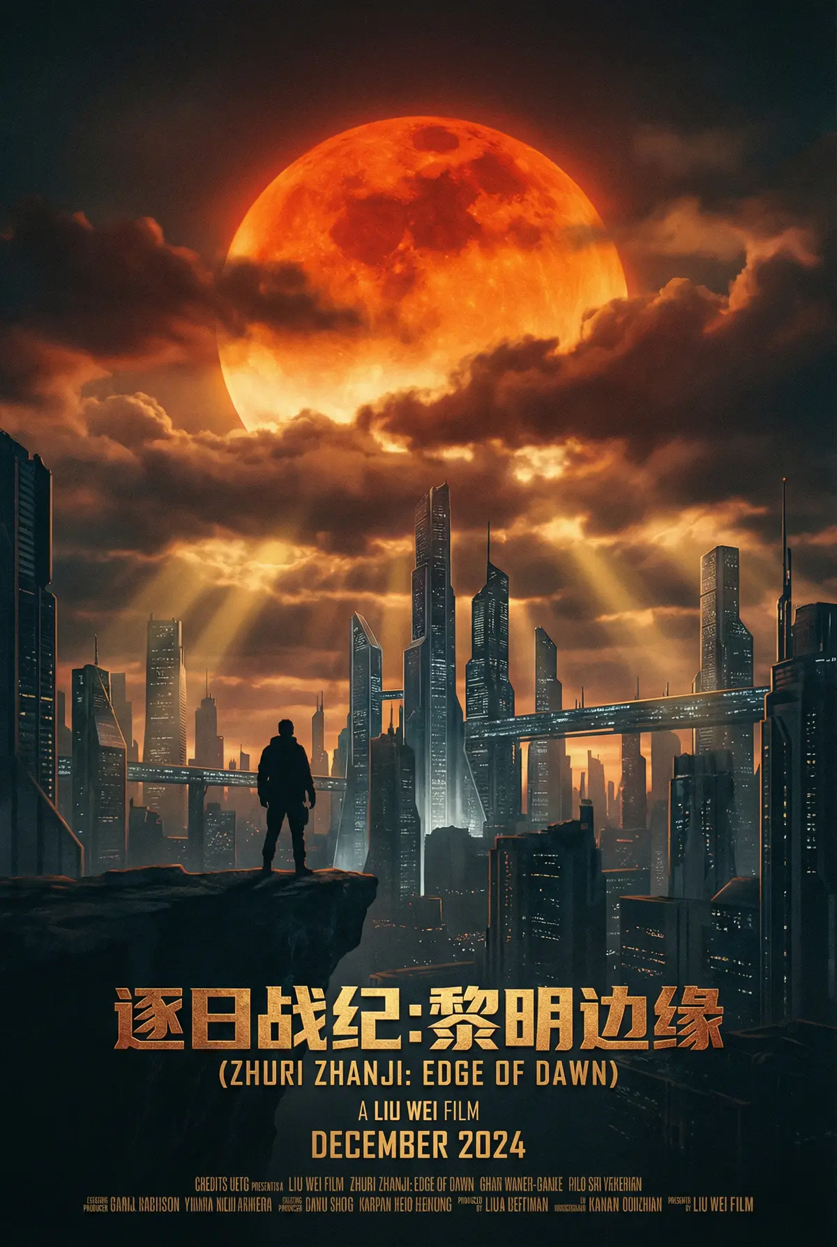 17c.com 出品科幻巨制《逐日战纪》电影海报