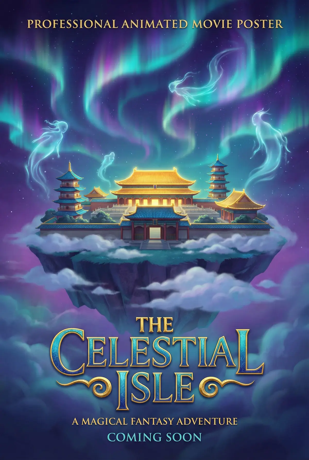 17c.com 出品动画奇幻片《灵境传说》电影海报